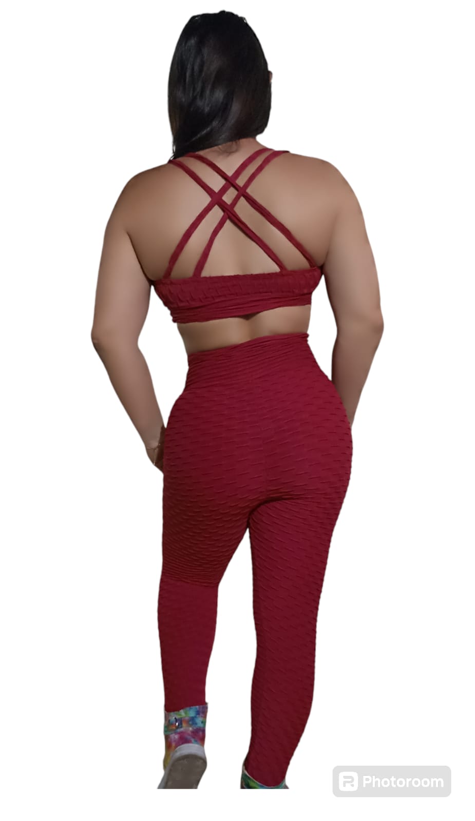 Conjunto Legging Jackard | Top Hagthag